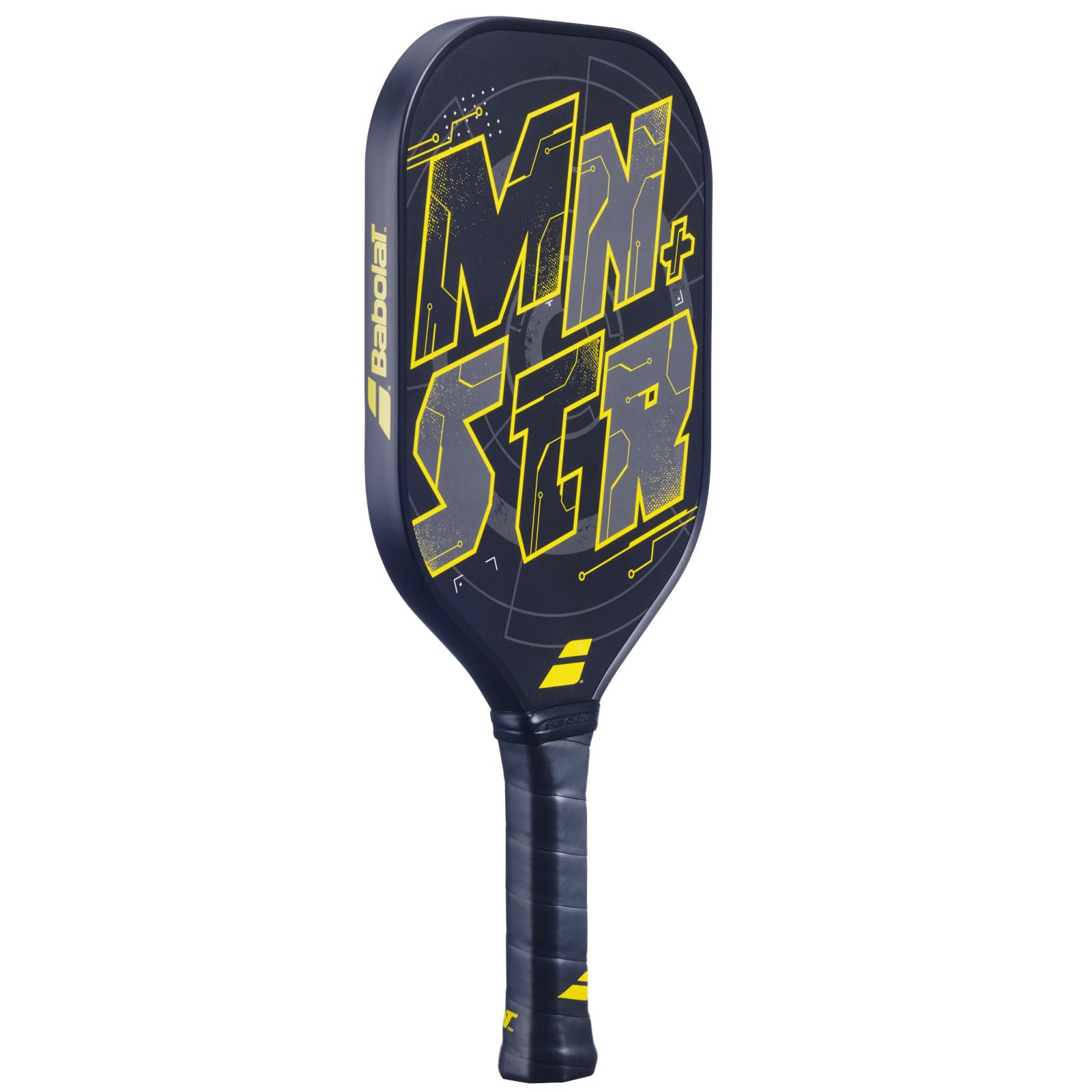 Amazon | Babolat MNSTR+ ピックルボールパドル (ブラック/イエロー