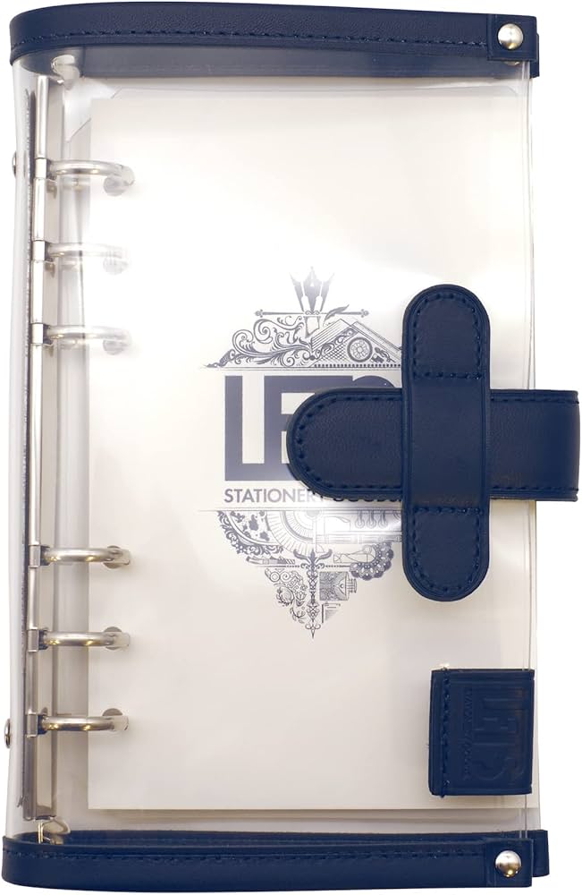 Amazon.co.jp: LETS STATIONERY GOODS クリア システム手帳 バイブル