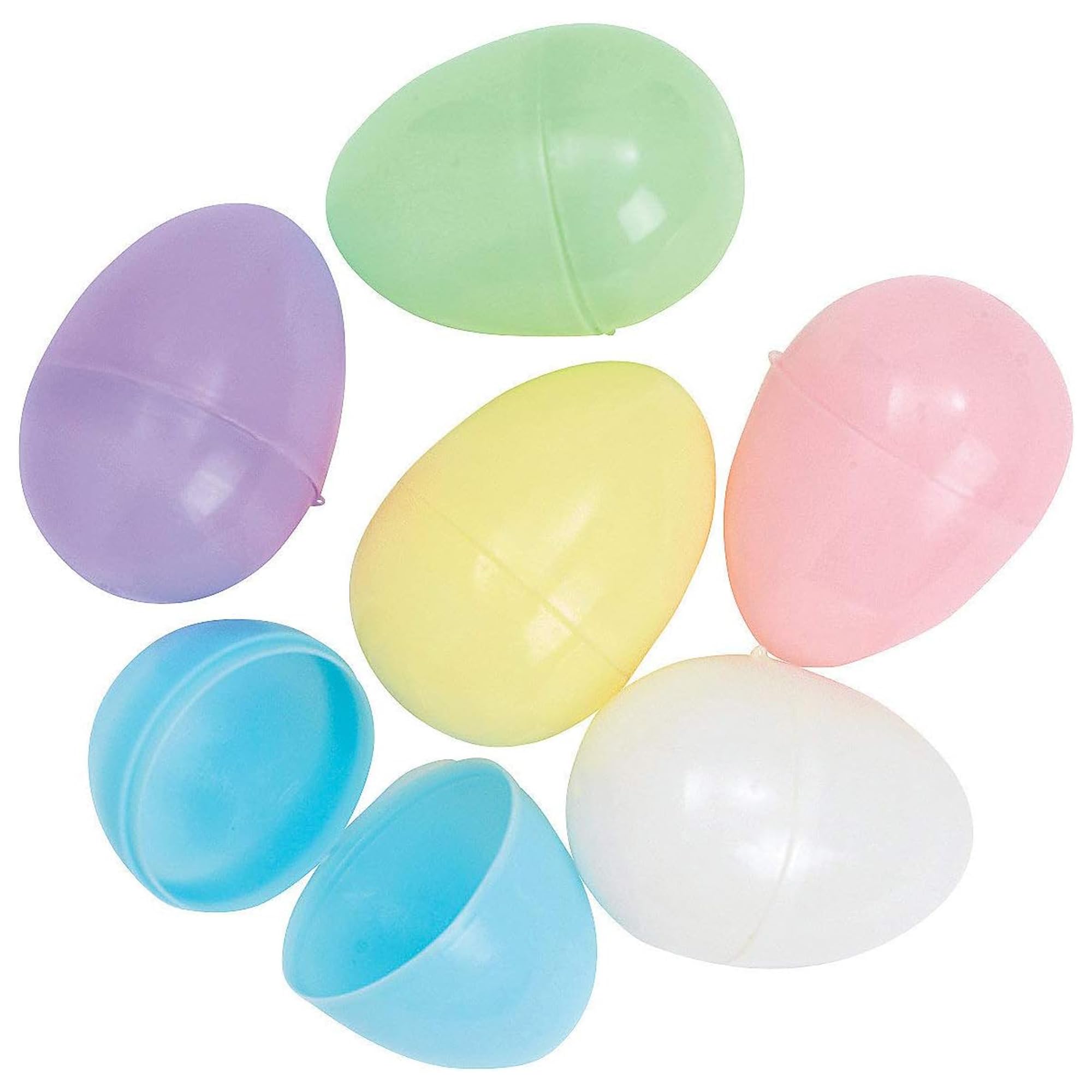 Amazon.co.jp: イースターエッグ プラスチック 卵 パステル おもちゃ