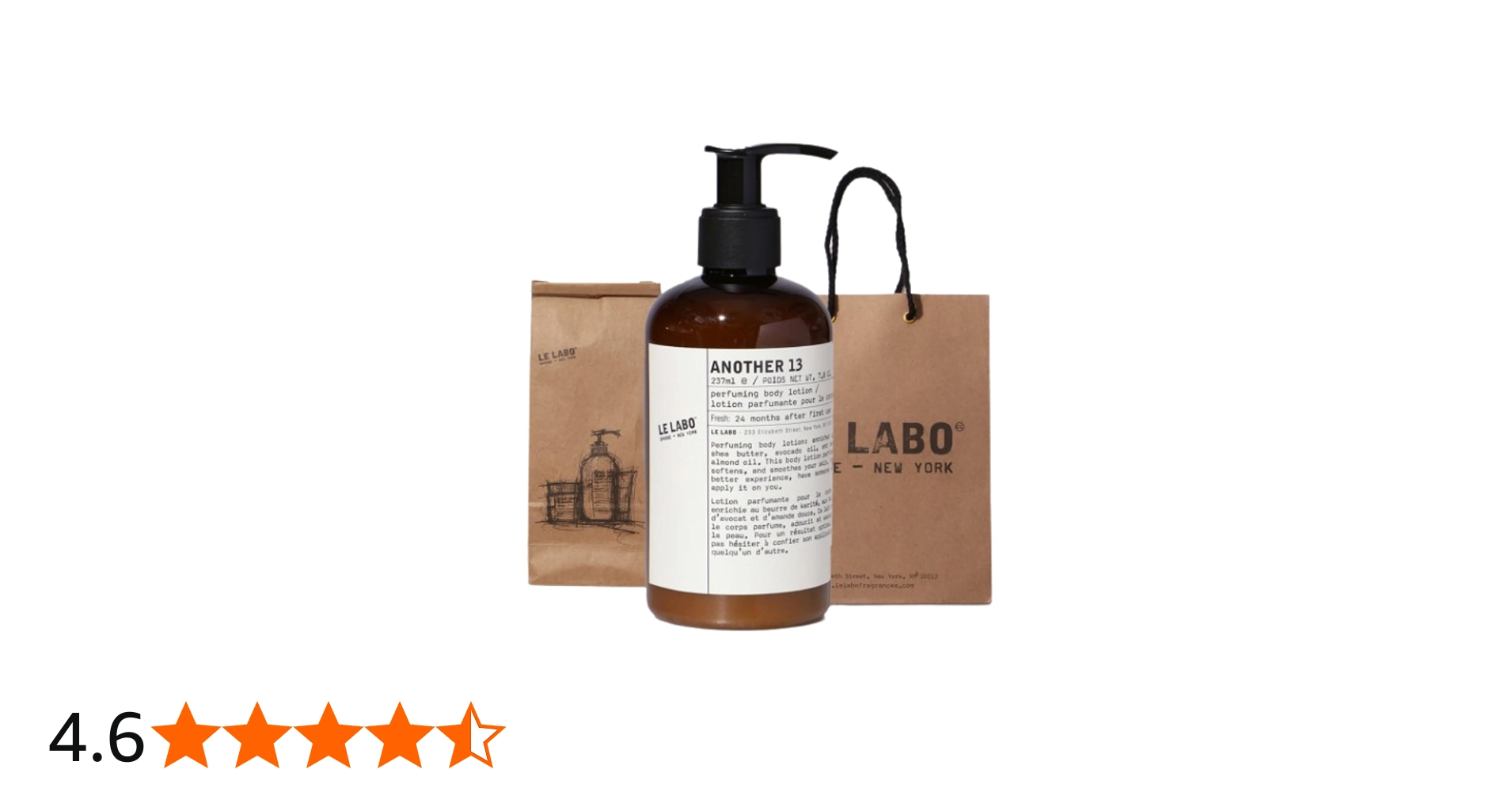Amazon | LE LABO BODY LOTION ANOTHER 13 237ml ショッパー付き 国内