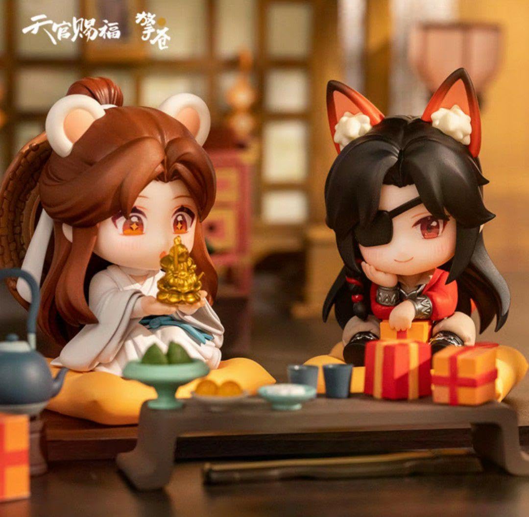Amazon.co.jp: 天官賜福 フィギュア 花栖椿歳 缶バッジ カード 花城 謝