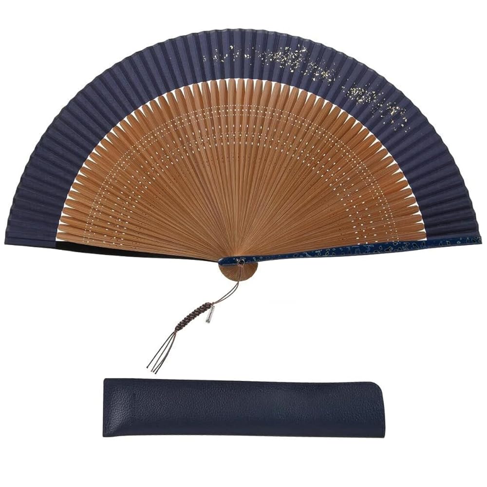 武比古作 銀仕上げ 扇子 展示ケース付き 武比古作 銀仕上げ 扇子 展示