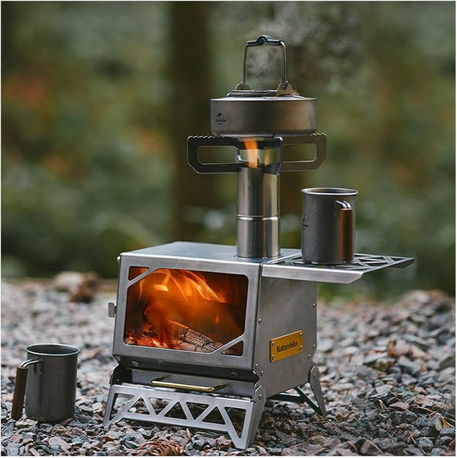Amazon.co.jp: Naturehike 超軽量薪ストーブ 一台多役 料理 耐熱ガラス