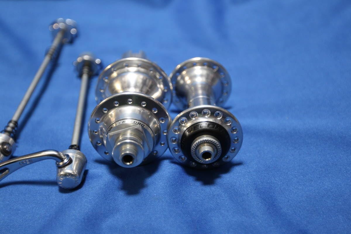 CAMPAGNOLO RECORD ハブ 前後セット 黒 32H CAMPAGNOLO RECORD ハブ