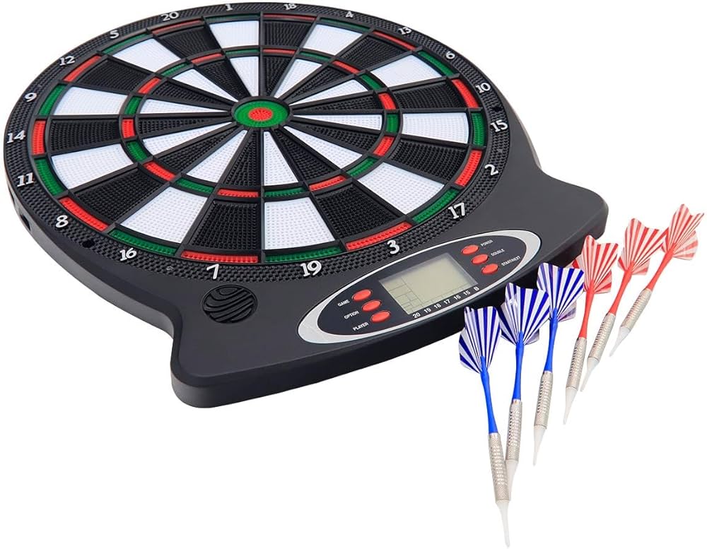 Amazon.co.jp: 本格 ダーツボード セット 1台で18種類のゲーム 矢6本