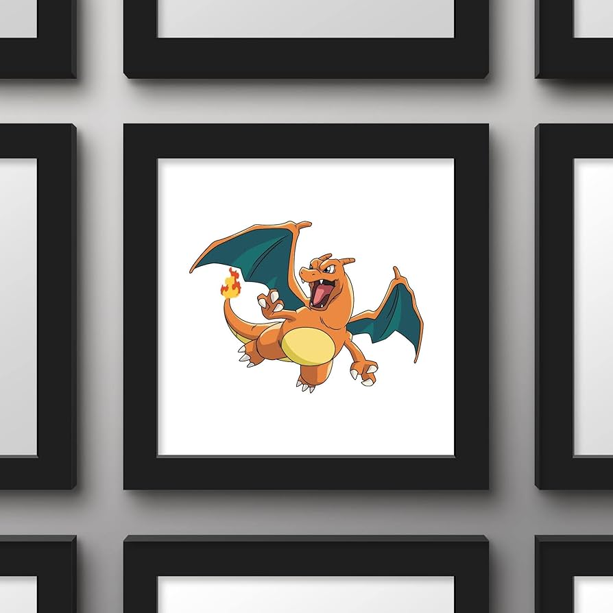 Amazon.co.jp: Gallery Pops ポケモン リザードン ウォールアート