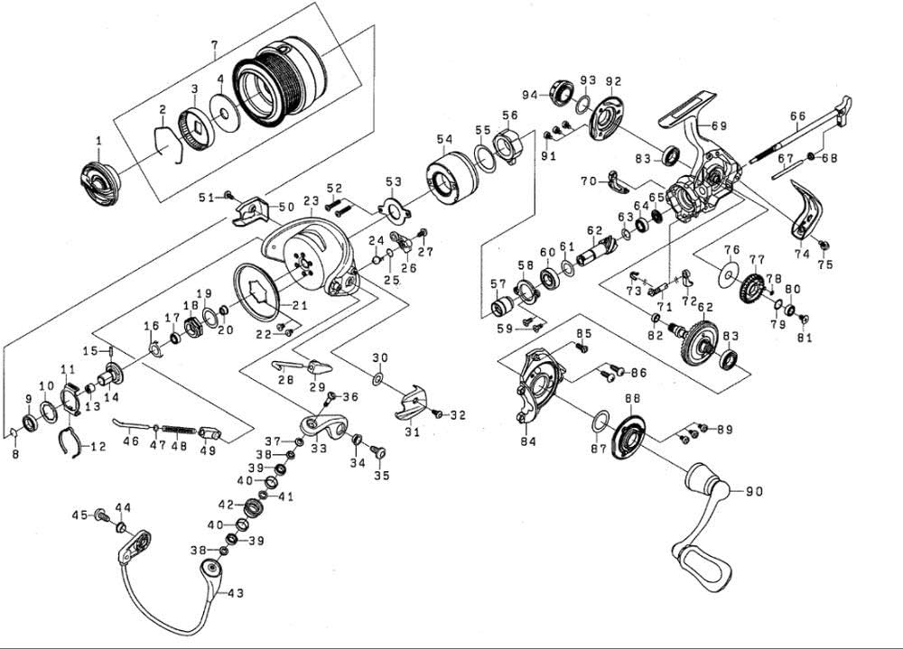 Amazon | ダイワ(DAIWA) 純正パーツ 17 プレッソ リミテッド 1025