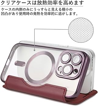 Amazon.co.jp: 【ガラスフィルム付き】ケース・iphone17 対応 MagSafe