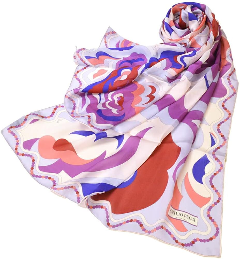 EMILIO PUCCI エミリオプッチフラワーパターンストール