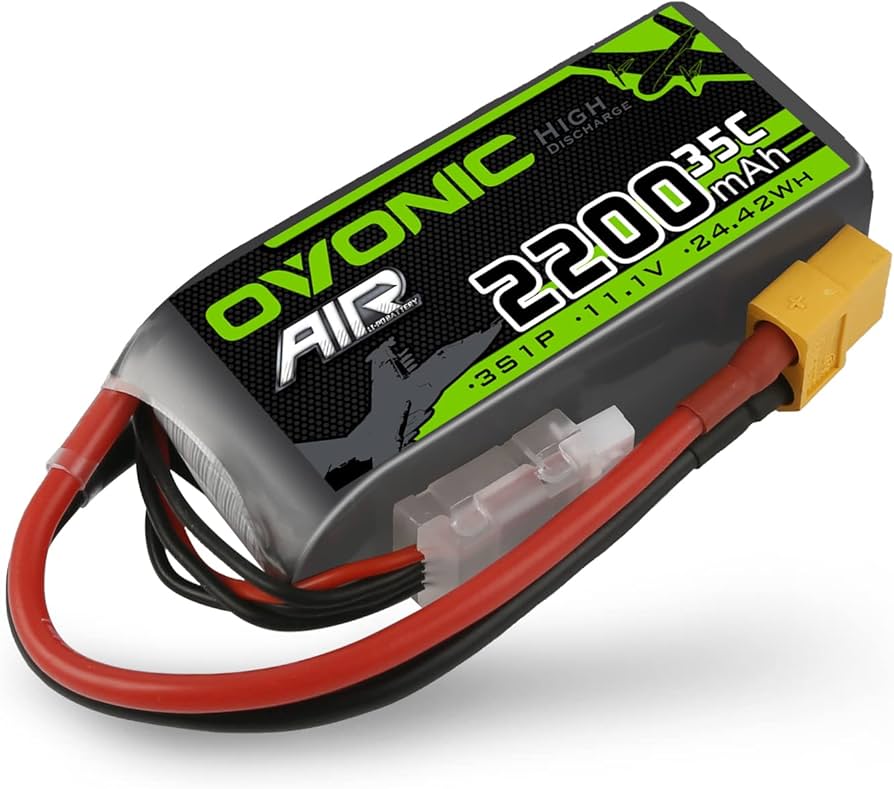Amazon.com: OVONIC 3s Lipo Battery 35C 2200mAh 11.1V Lipo Battery