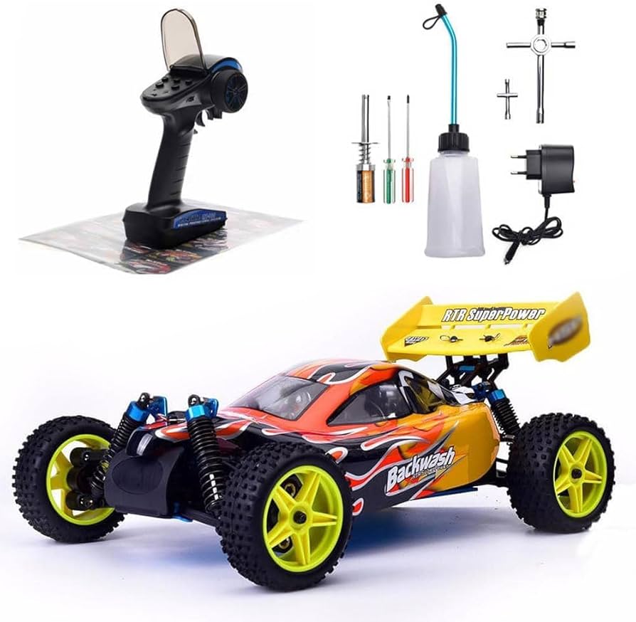 Amazon.co.jp: BINGXMF 1/10 ニトロRCカー 大人用 75CC オイル駆動 2速