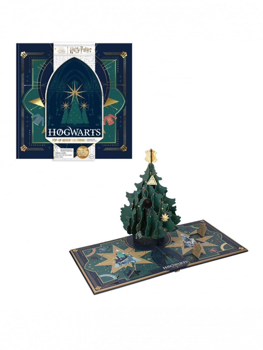 Amazon.com: Harry Potter Hogwarts 24 Day Pop Up Christmas Tree