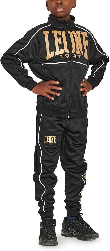 Amazon | [レオーネ1947] トラックスーツ PREMIUM JR キッズ ブラック