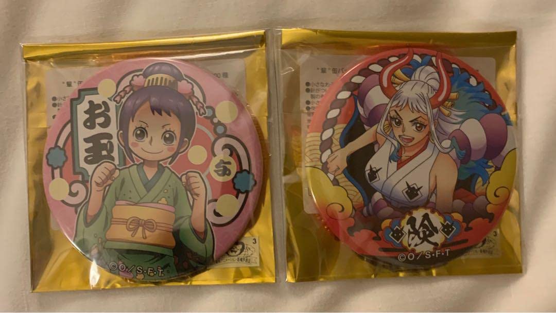 ワンピース ONE PIECE ヤマト オールスター缶バッジ 30点 v_363585_01