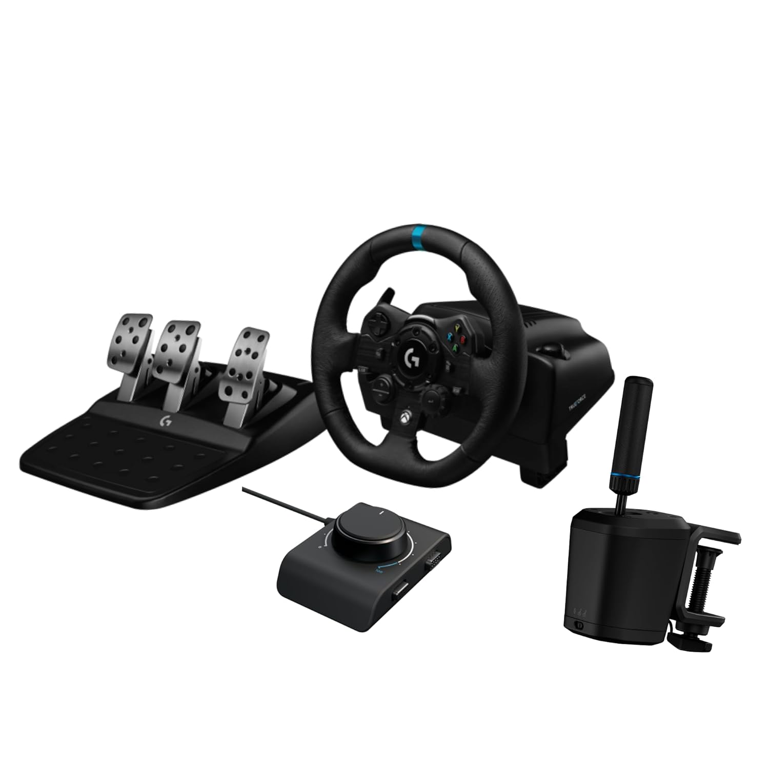Logitech - Brandclub - Logitech G923 Racing Wheel and Pedals + RS