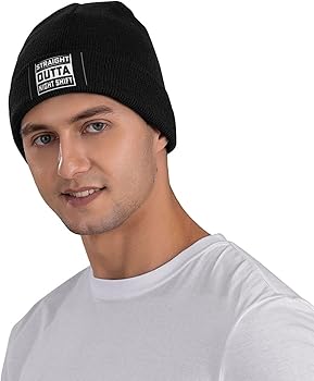 Straight Outta Night Shift Beanie Hat for Men Women Knit Skull Cap
