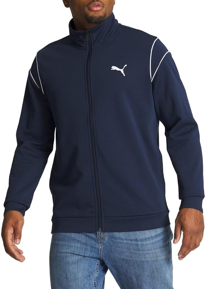 PUMA Men's Track Jacket (Blue,Small) at Amazon Men's Clothing store