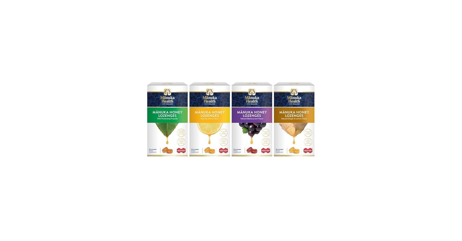 Amazon.com : Manuka Health MGO 400+ Manuka Honey Lozenges, Pack 4