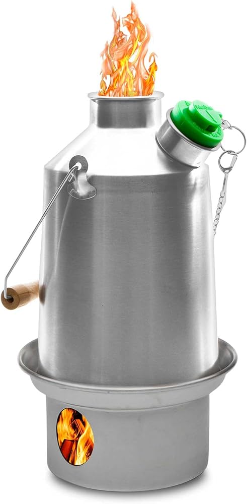 Amazon.com: 'Scout' Kelly Kettle® 40fl.oz. | Stainless Steel