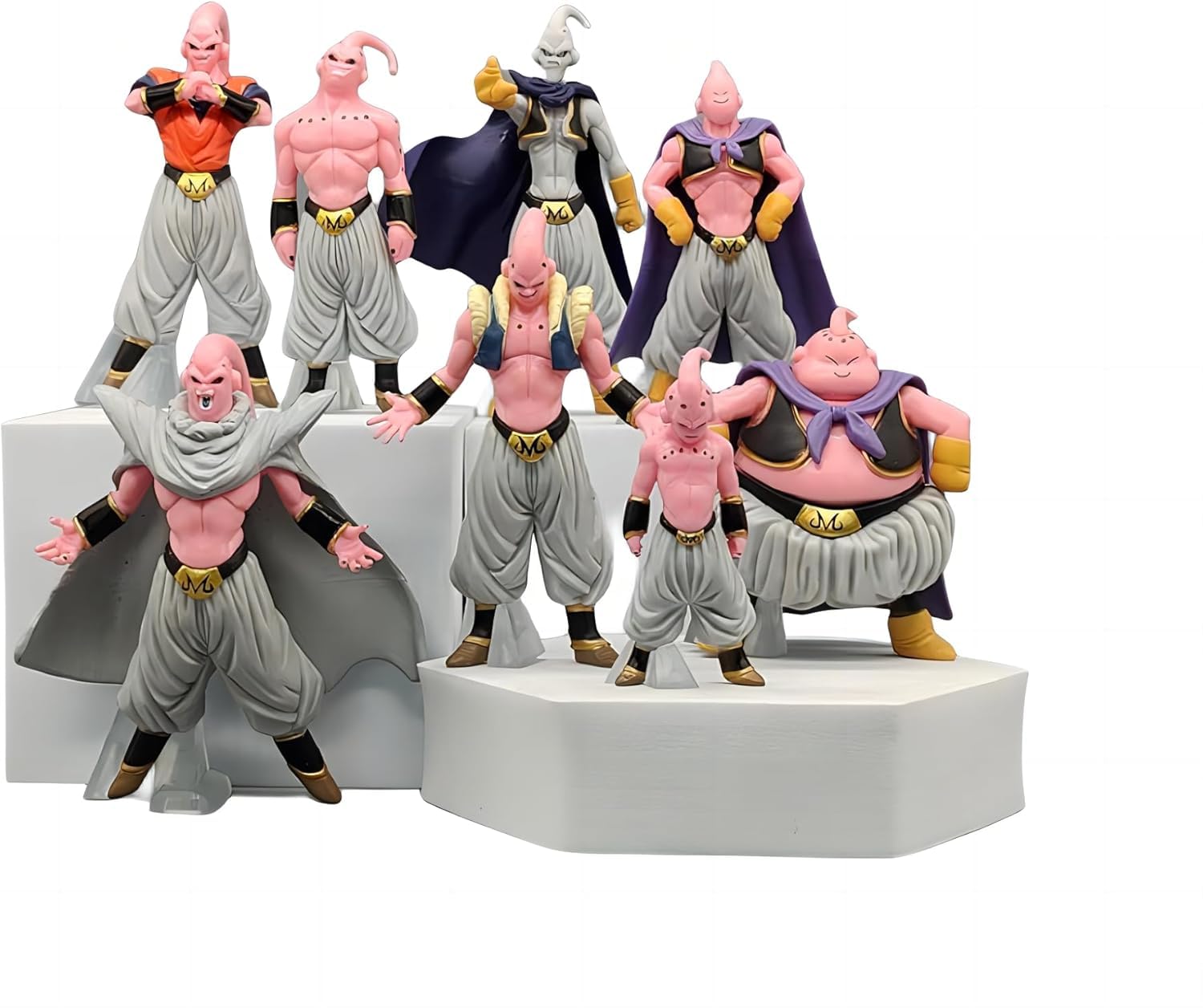 魔人ブウ フィギュアセット 魔人ブウ8体がセットになった「HG