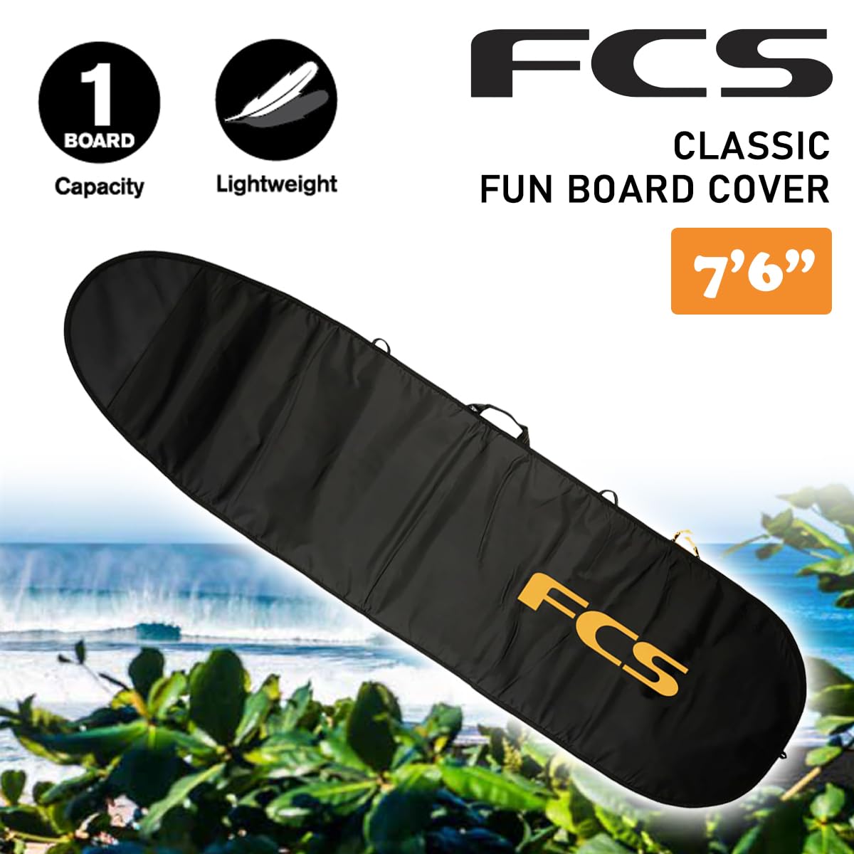Amazon | FCS ボードケース ハードケース CLASSIC FUN BOARD COVER 7'6