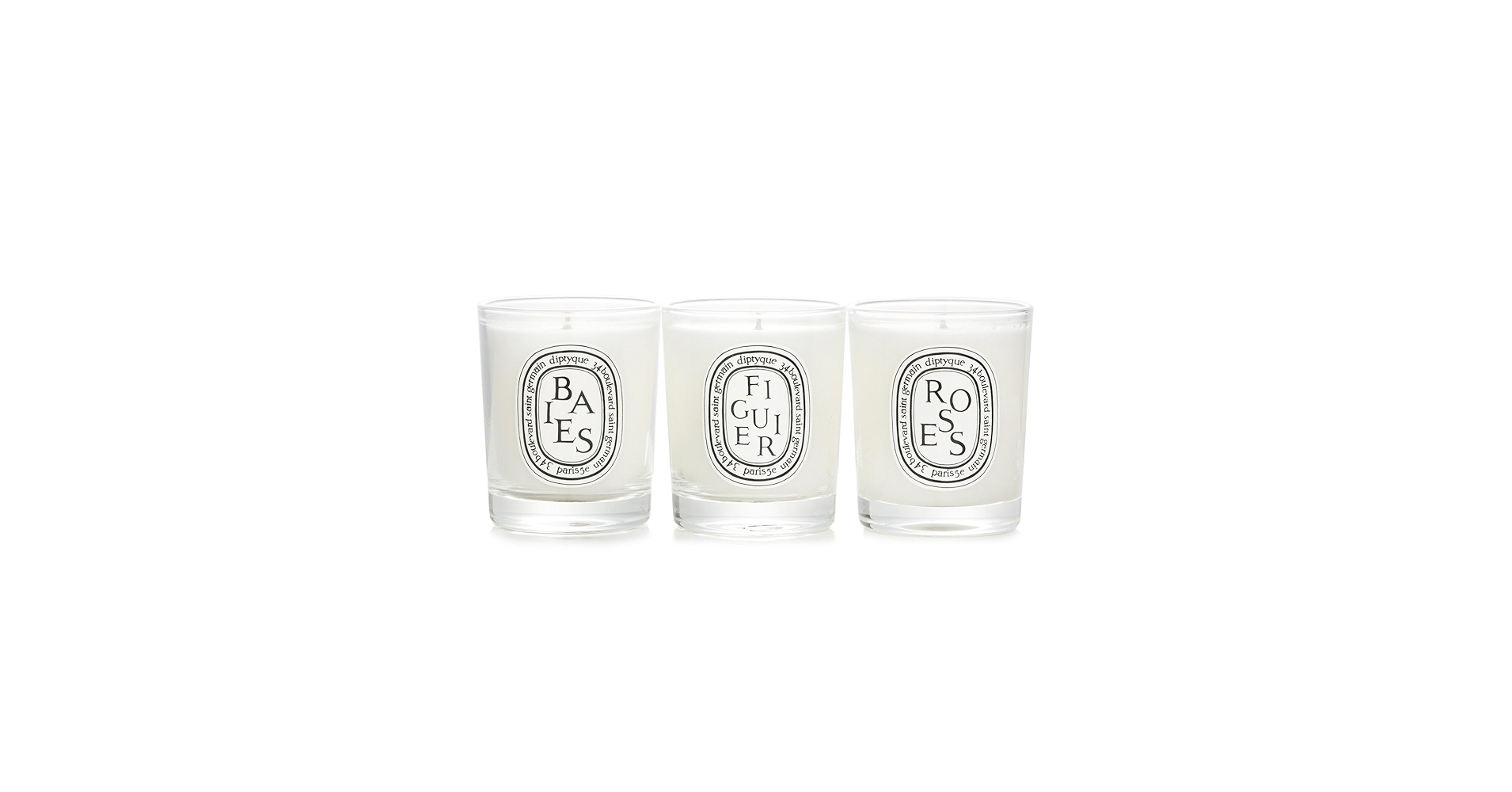 Amazon.com: DIPTYQUE Baies Roses & Figuier Scented Candle 3 Piece