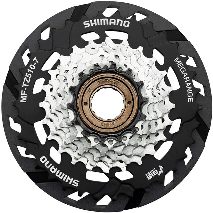 SHIMANO Tourney MF-TZ500-7 7Sp Multiple Freewheel 34T Copper/Black
