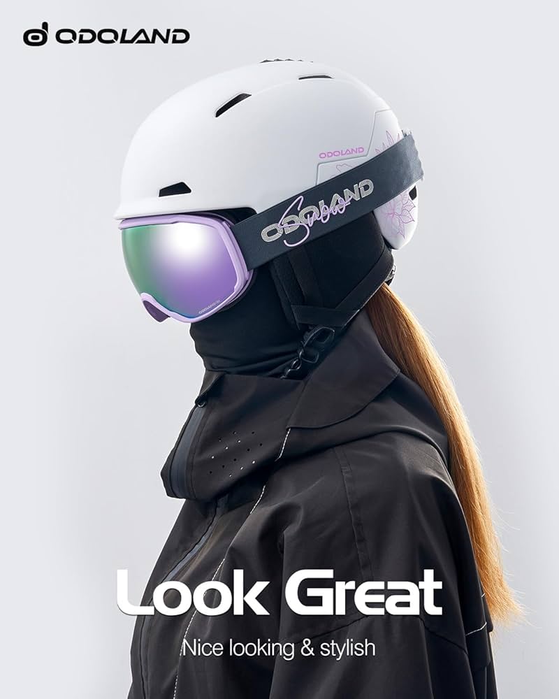 Amazon | Odoland スキーヘルメット 開閉式ベンチレーション