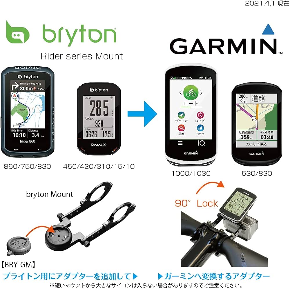 Amazon | [レックマウント] ガーミン 用 サイクルコンピューター