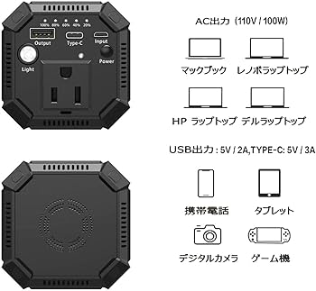 Amazon | EWEMOSI ポータブル電源 AC出力対応 モバイルバッテリー