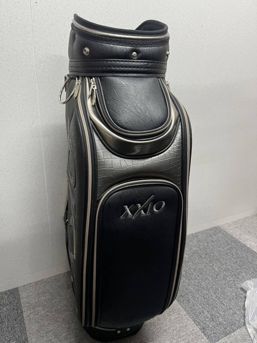 BANDEL Golf / バンデル キャディバッグ クロコ型押し 金x黒 BANDEL