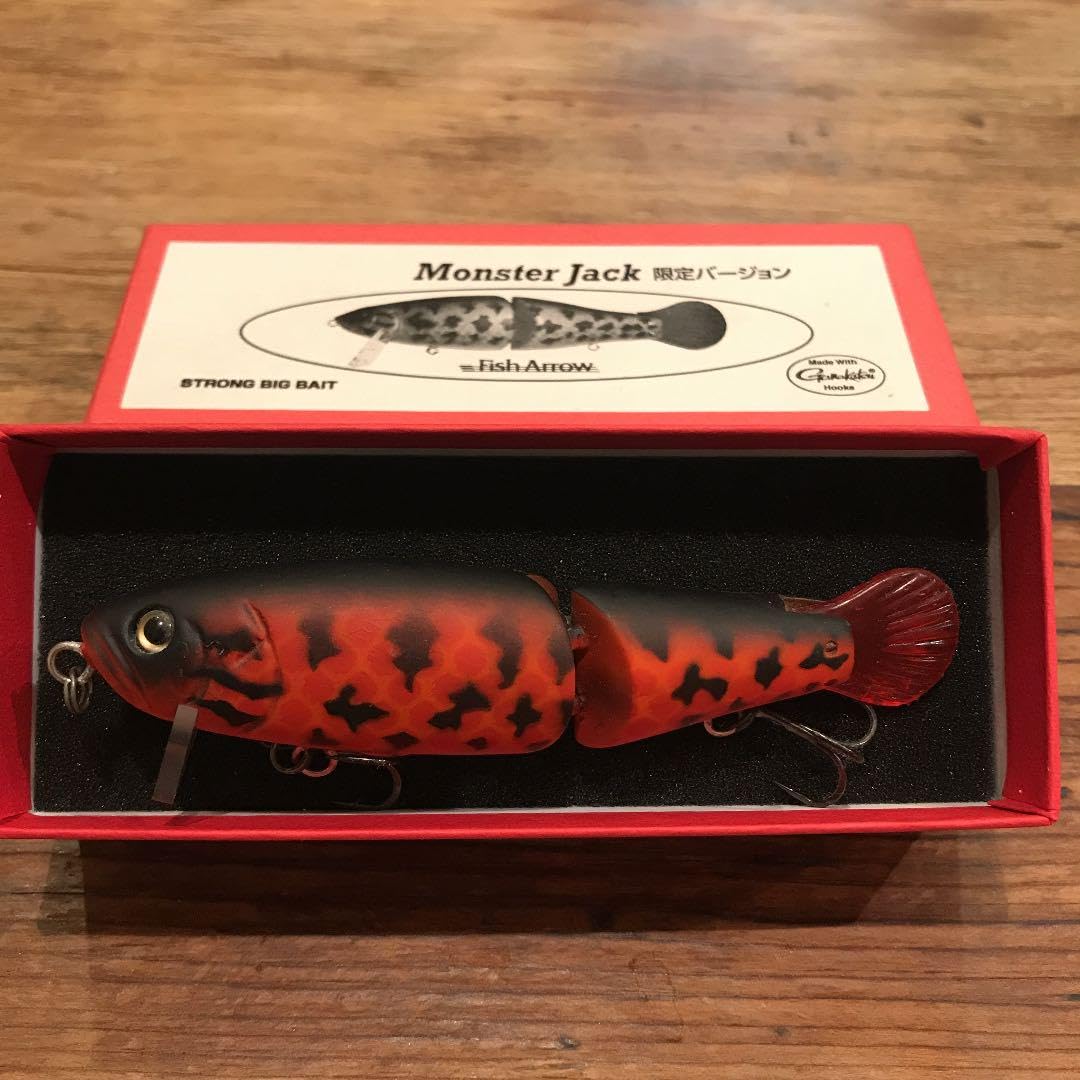 Amazon.co.jp: フィッシュアロー モンスタージャックミニ 赤マット雷魚