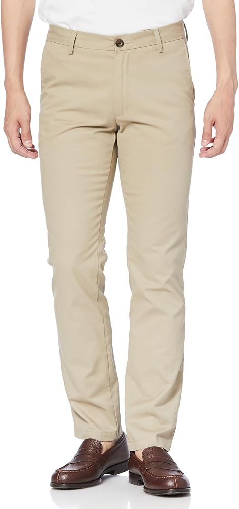 Amazon.co.jp: [Amazon Essentials] チノパン ノータック ノン