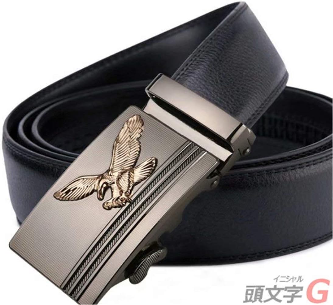 Amazon | [Tenflow] ビジネスベルト メンズ 牛革 レザーベルト 鷹柄