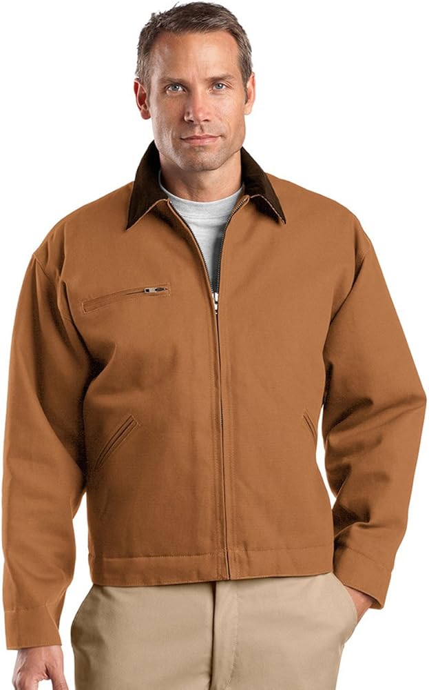 Amazon.com: CornerStone Unisex Tall Duck Cloth Work Jacket | Zip