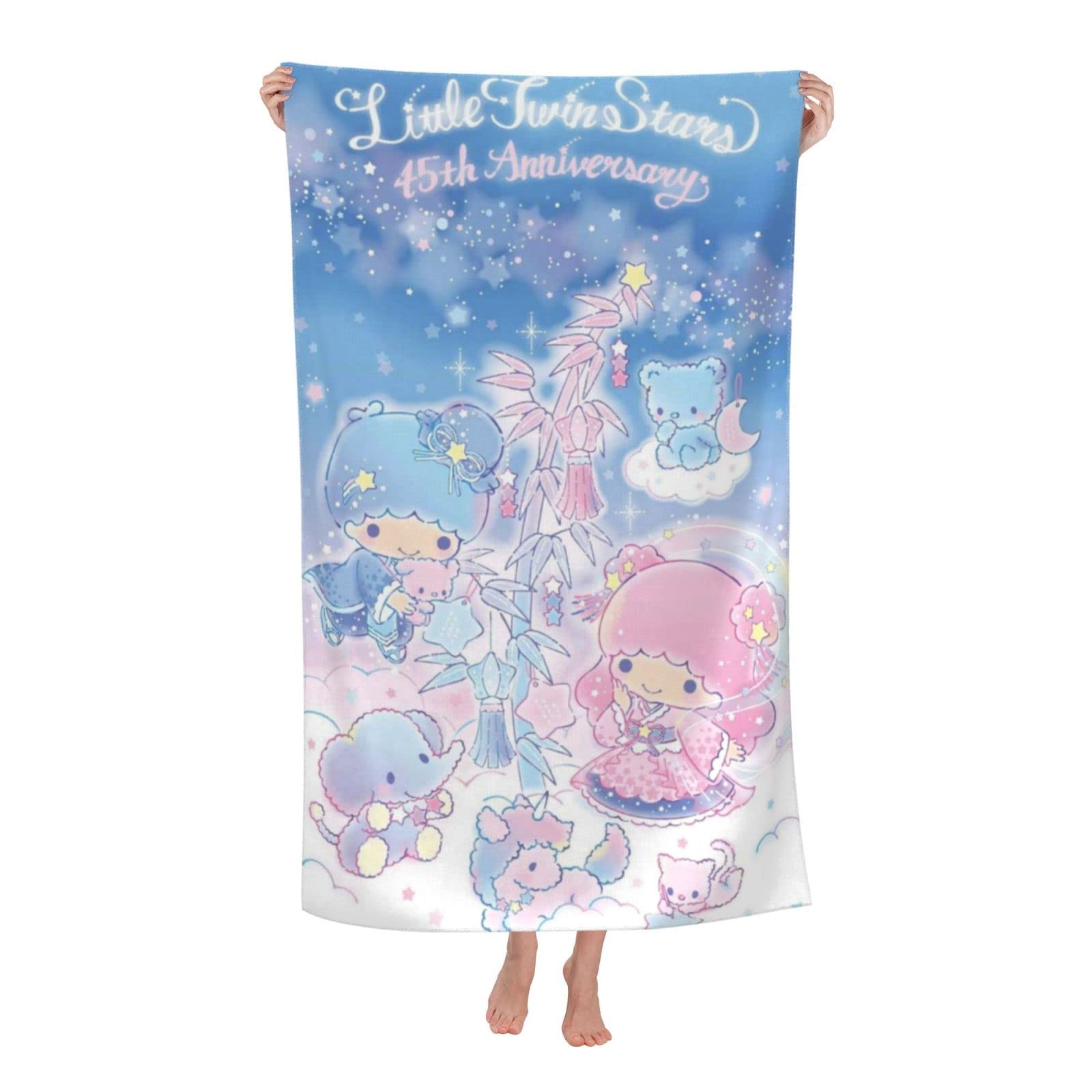 Amazon｜バスタオル リトルツインスターズ キキララ アニメ タオル