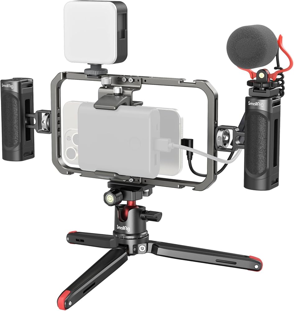Amazon.co.jp: SmallRig スマートフォンビデオキット マイクキット