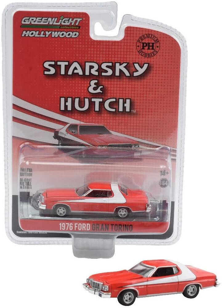 Amazon.com: Greenlight x Premium Hobbies Starsky & Hutch 1976 Ford