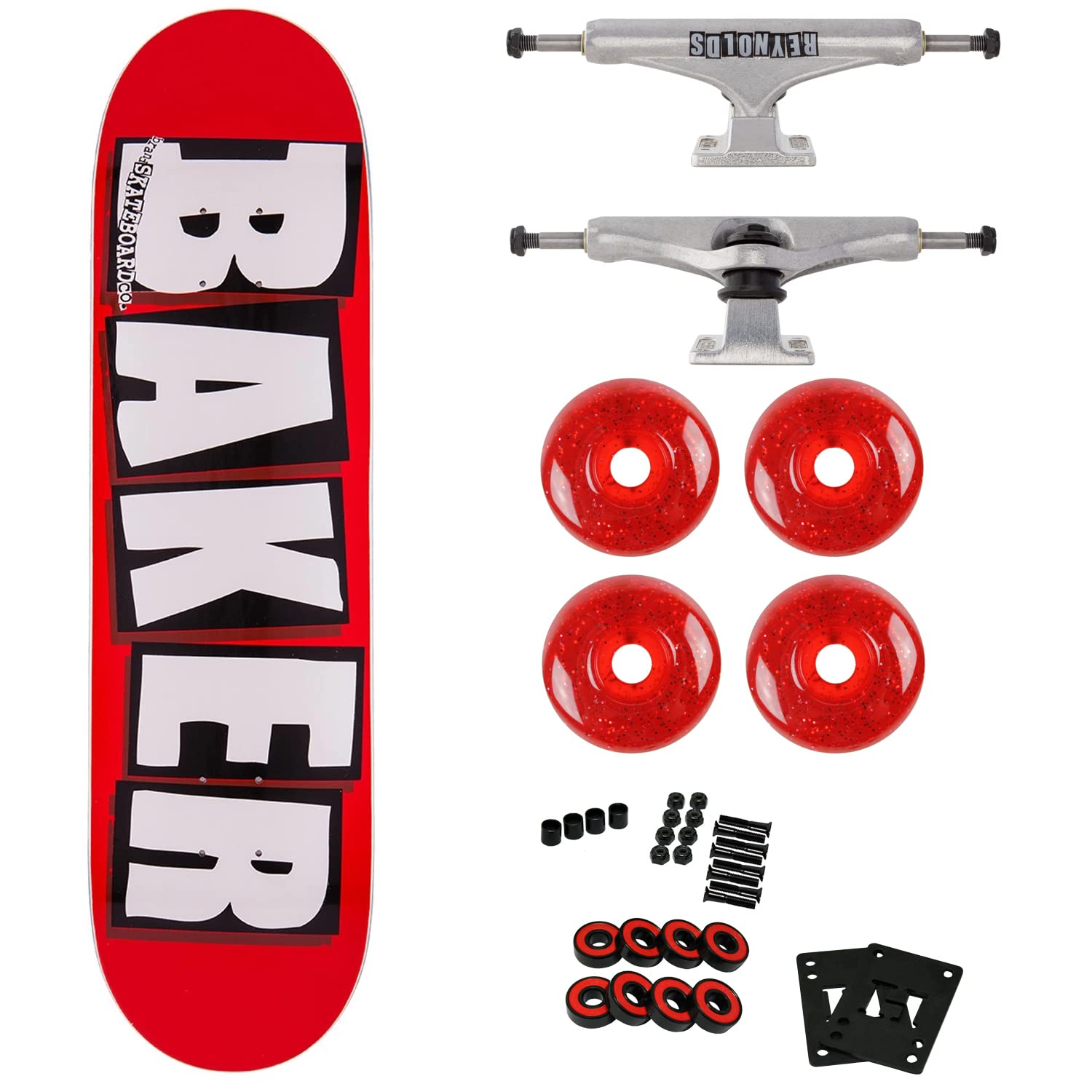 Amazon | Baker スケートボード コンプリート 8インチ 独立レイノルズ