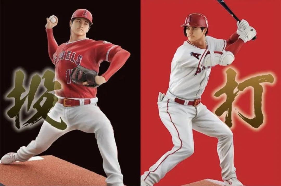 大谷翔平ローソン限定プレミアムフィギュア投、打.2体セット 大谷翔平