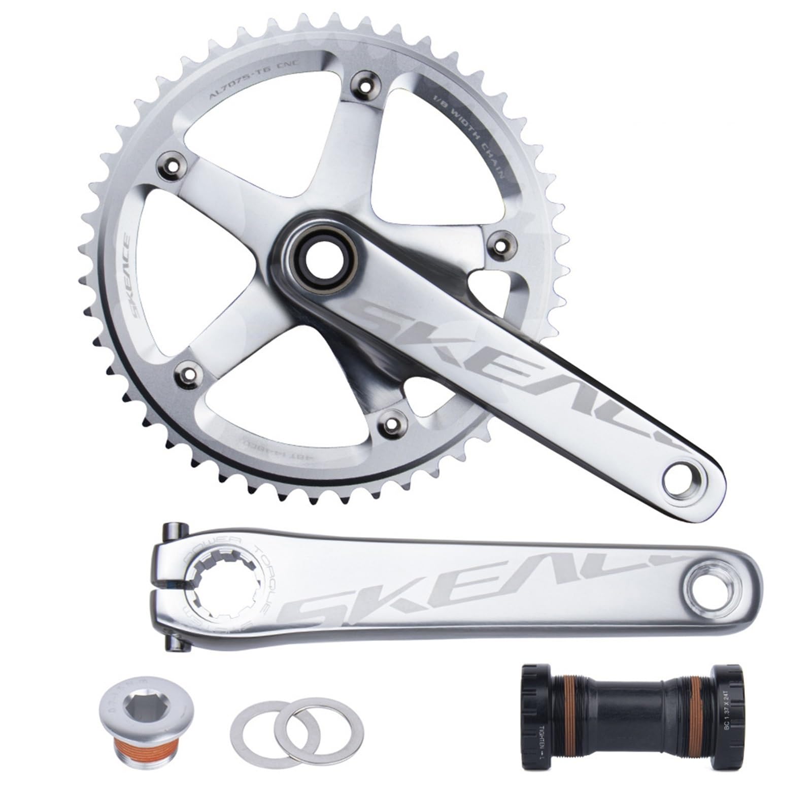 Paul クランクセット チェーンリング2枚165 【公式通販】