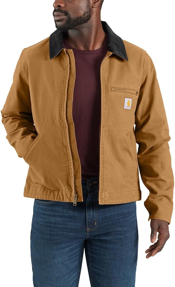Carhartt Rugged Flex Relaxed Fit Duck Detroit Jacket : Amazon.de
