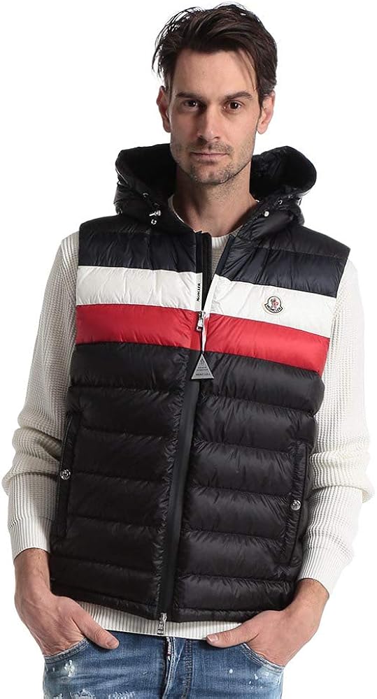 Amazon.co.jp: (モンクレール) MONCLER トリコロール切り替え フード