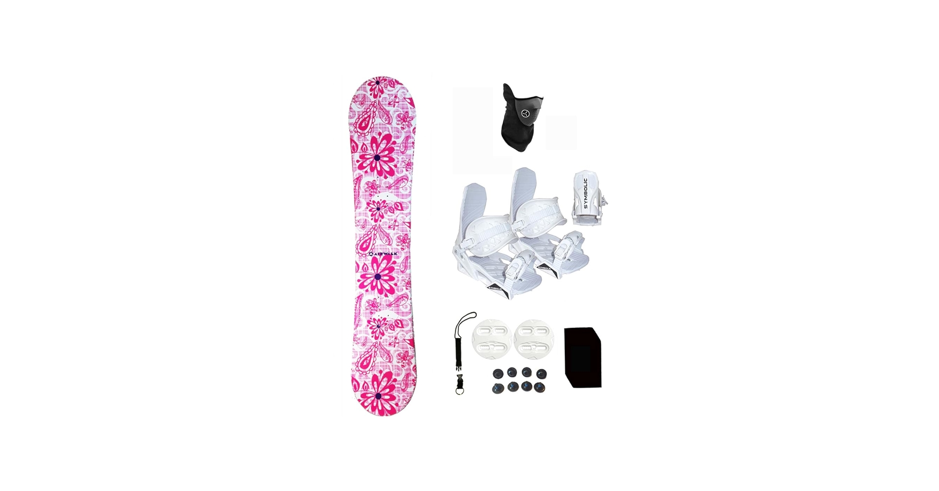 Amazon.com : Symbolic Airwalk 140cm-155cm Snowboard and White