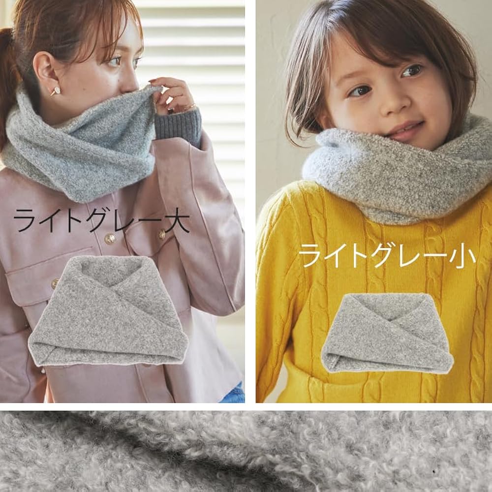 Amazon | [バイヤー] ピュア カシミヤ フラッフィー スヌード