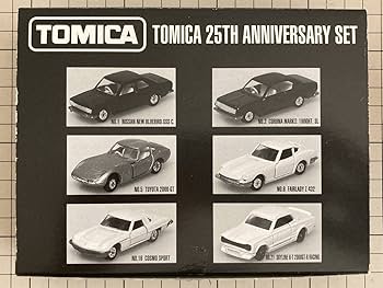トミカ ミニカーセット 6台 日本製 Amazon | トミカ 25周年記念 6台セット