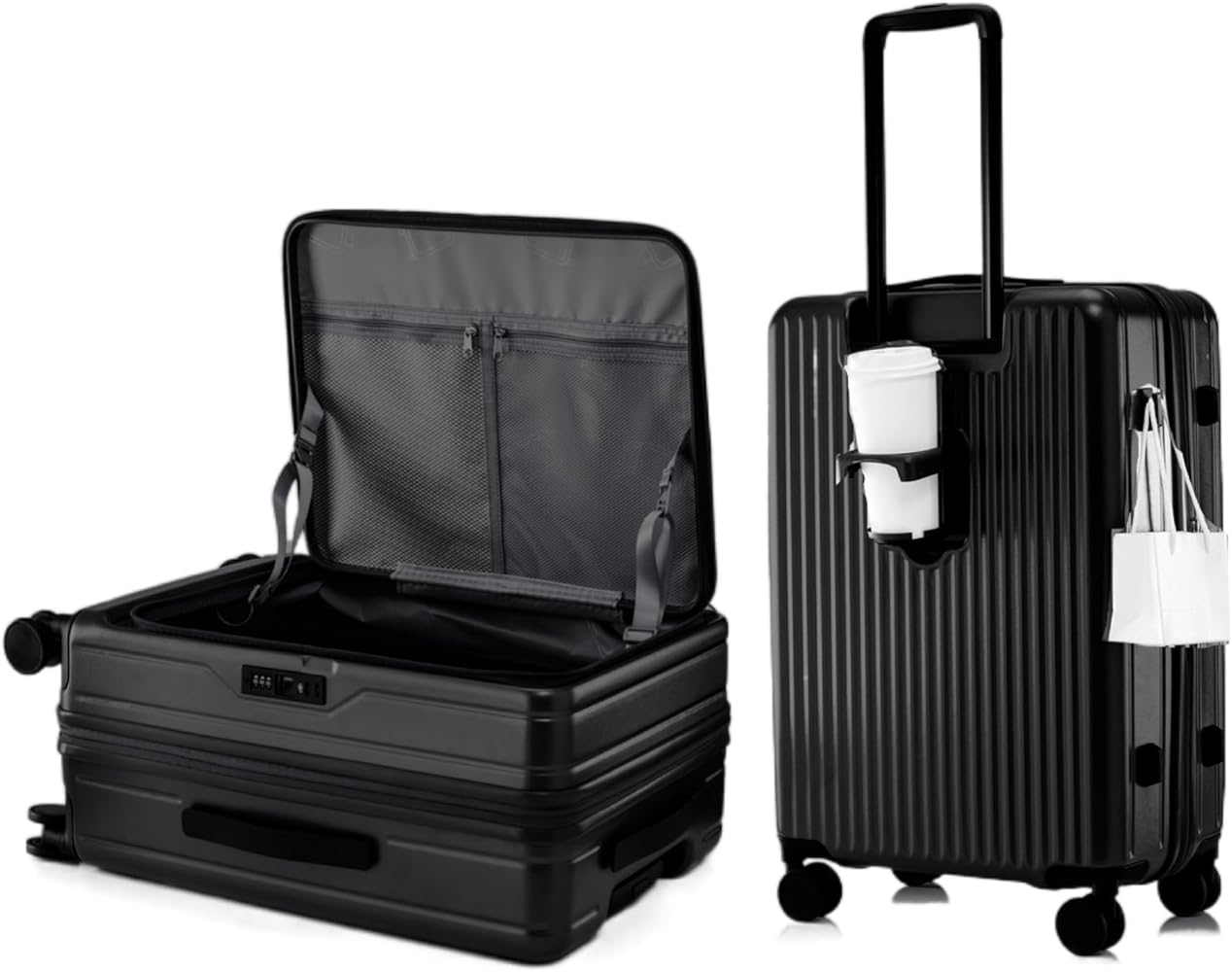 Amazon.co.jp: [Yuweijie] スーツケース キャリーケース 片開き 拡張