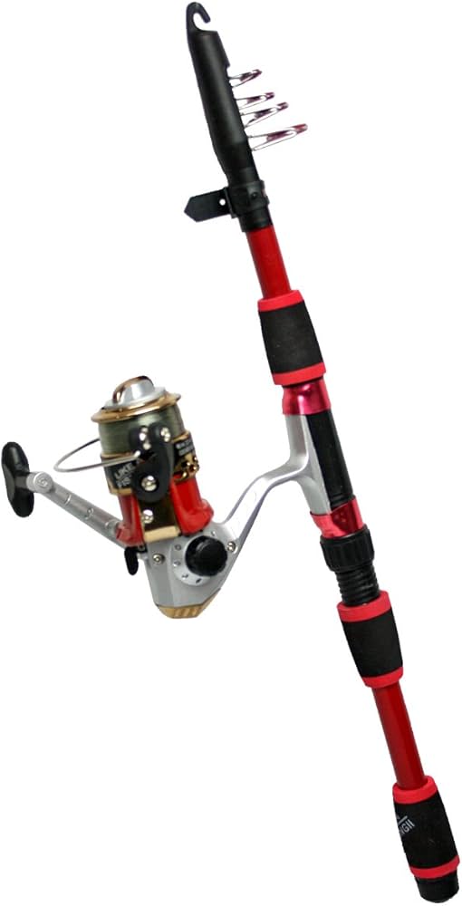 Amazon | ロッド カラフルコンパクト165 リール+ロッドセット FIVE