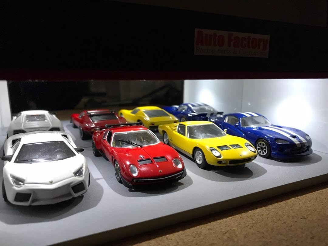 Amazon.co.jp: ミニカー ジオラマ 1 43 ショールーム ガレージⅢ／屋外