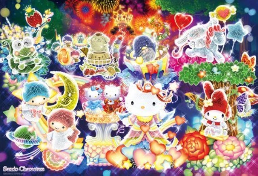 Amazon.co.jp: 1000ピース ハローキティのスターライトパレード